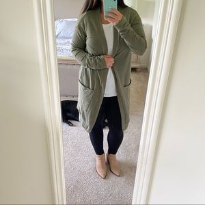 Comfy Cardigan Olive Green